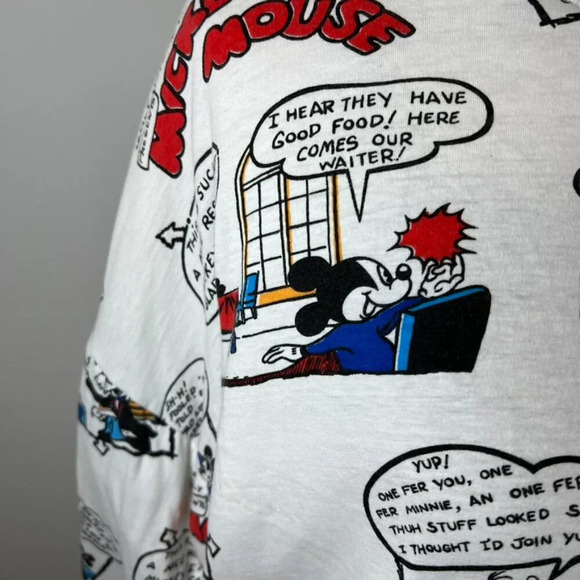 RARE* 1980’s Mickey Mouse Reversible Sweatshirt - Picture 3 of 14